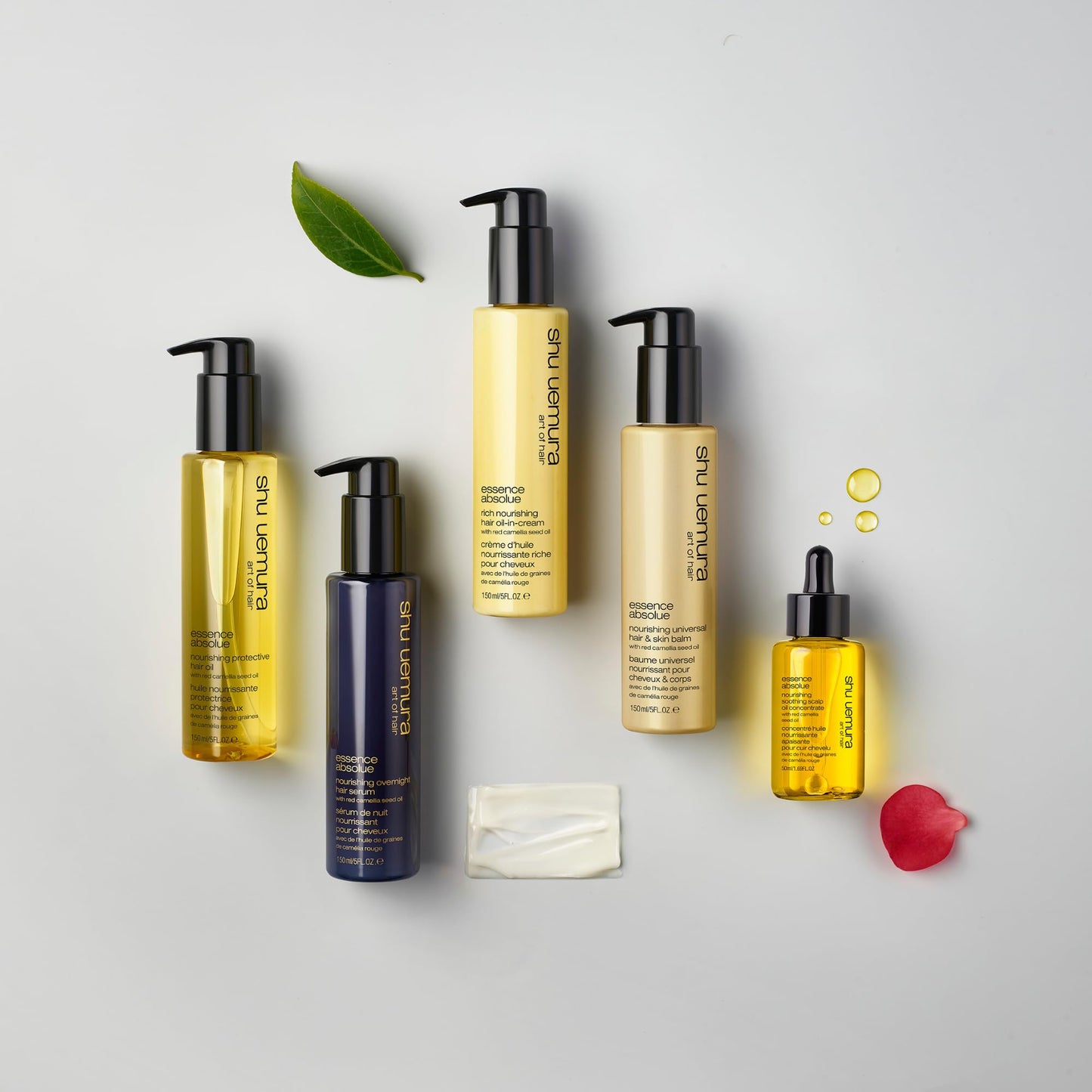 shu uemura art of hair Shu Uemura, Universal Hair & Skin Balm Essence Absolue, Dry Hair & Skin, Enriched with Camellia Oil, Moisturises & Detangles, Shiny, 150 ml