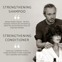 Percy & Reed Shampoo & Conditioner 2 x 250ml, Hair Growth Shampoo and Conditioner, Reduces Breakage, Builds Strength, Adds Thickness, Moisturises Dry Damaged Hair, Give Me Strength Collection