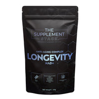 The Supplement Stack Longevity - Anti-Aging NAD+ Supplement with Nicotinamide Riboside, Glycine, NAC, Trans-Resveratrol, Pterostilbene, Fisetin & Vitamin D3/K2 for Cellular Health, Energy, and Vitality – Premium Formula