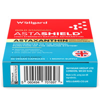 Wellgard Astashield – Highly Bioavailable 8mg Natural Astaxanthin with Vitamin D3