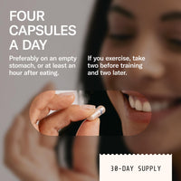 InGenious INGENIOUS Active Hydrolysed Marine Collagen Capsules, 100% Pure Marine Collagen Peptides Capsules with Hyaluronic Acid, Natural Astaxanthin, and ActiGin, Boosts Endurance and Recovery (30 Day Supply)