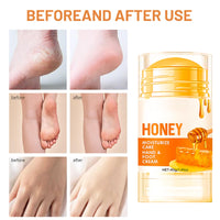 FresFresi Honey Foot Cream – Moisturizer for Dry Hands & Cracked Heels. Deep Repair & Hydration for Rough Skin – Fast-Absorbing Formula for Women & Men