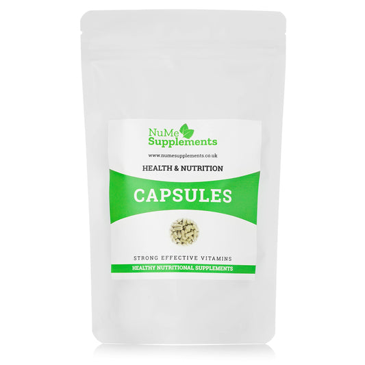 NuME Supplements Vegan Irish Sea Moss, Burdock Root and Bladderwrack Capsules - 60 Capsules - 2 Months Supply - UK Made - GMP & HACCP Approved
