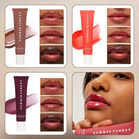 MADGININE 6PCS Lip Butter Balm Lip Balm Vanilla,Mini Lip Balm Set,Used to Soothe Dry and Chapped Lips,Leaving Them Soft,Smooth and Elastic