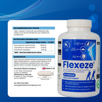 The Good Vitamin Company Flexeze: 1 Month Supply, 90 Capsules - UK-Made for Natural Joint Care