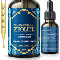 Anogol Zeolite Detox for Adults, Gentle Heavy Metal Detox, 60 ml Zeolite Drops with Chlorella, Methyl Vitamins B12 and D3, Boosting Energy and Focus, Supports Digestive and Immune Health, N1