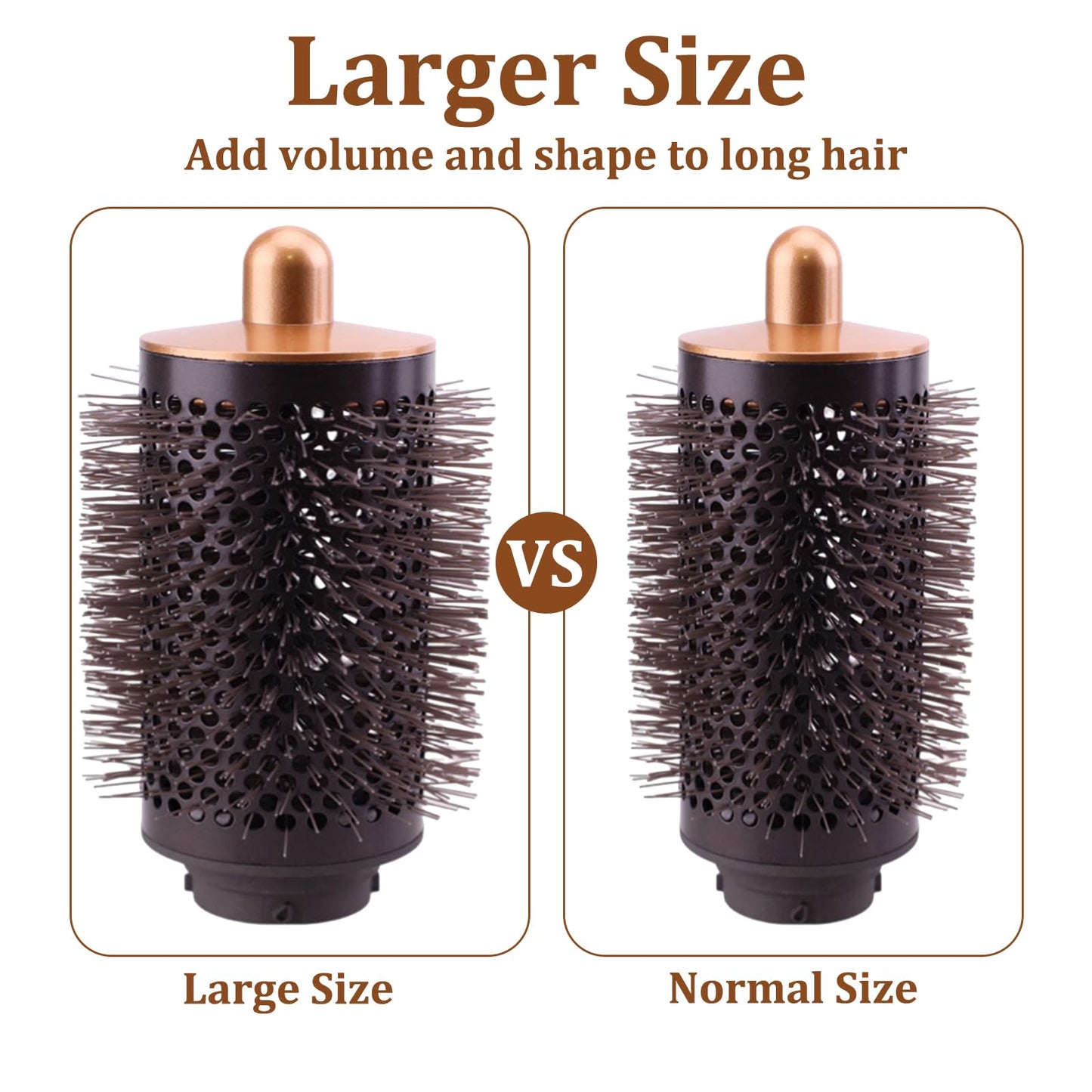 GMHLLES Large Round Volumizing Brush for Dyson Airwrap Attachments,Brush for Dyson Airwrap Accessories, Fluff up and Volumize for Styling Set