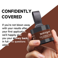 MIFELOY 2 Pcs Root Cover Up Powder, Touch Up Hair Color for Grey, Roots Concealer for Beard Line Eyebrow, Instantly Conceals Hair Loss, Roots Coverage Powder for Thinning Grays Hairline, Medium Brown