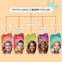 7th Heaven Variety Pack of 5 Clay, Cream & Peel-Off Face Mask – Hydrating & Moisturising Formula Suitable For All Skin Types – Vegan & Cruelty-Free Skincare gift set
