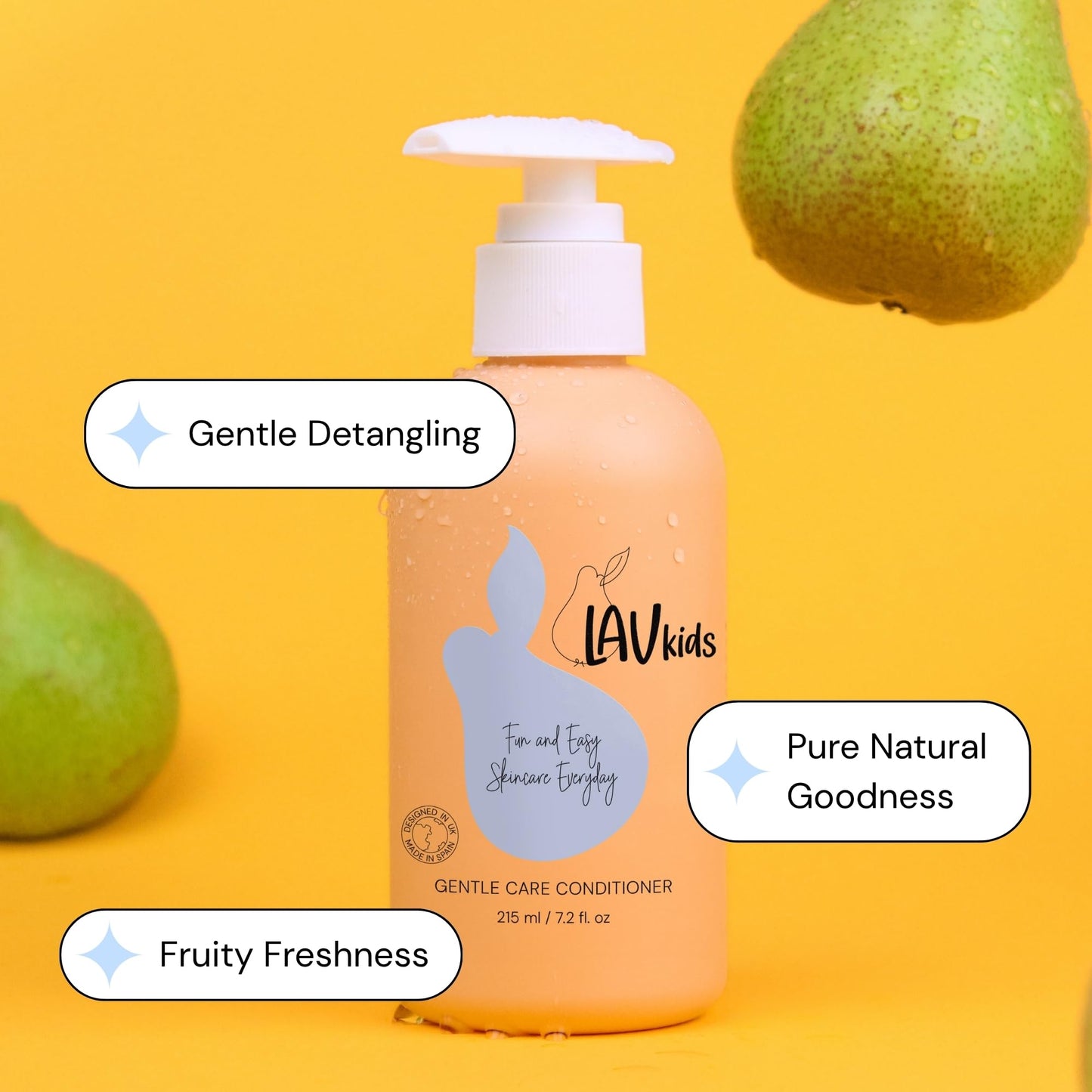 LAV KIDS Lav Kids shampoo and conditioner Natural Hair Care Bundle for Daily Use