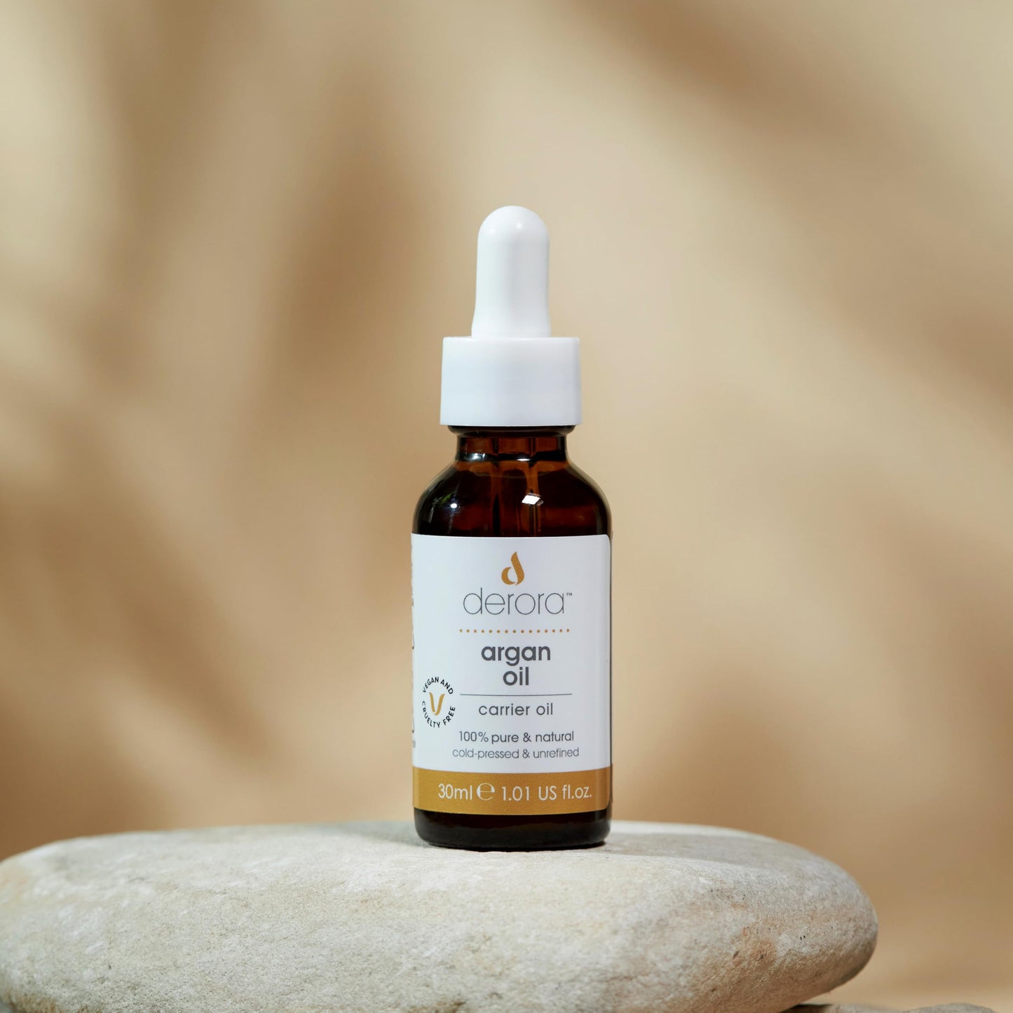 Derora Moroccan Argan Oil | Nourishes Skin, Hair & Nails | 100% Pure | Cold Pressed & Unrefined | Natural | Antioxidant & Rich in Omega 6 & Vitamin E | Vegan & Cruelty Free (30ml)