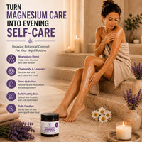 Benatural Essentials All Natural Magnesium Relief Cream 100g | Soothes Muscles & Improves Sleep | Made in the UK | pH Balanced