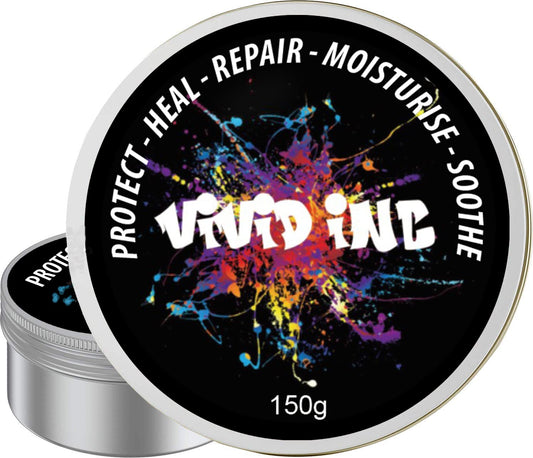 Generic Vivid Inc Tattoo Aftercare Butter - Healing Cream, Balm - Brightens, Moisturises, Enhances Tattoo Colours, Promotes Healing & Protects - 150g