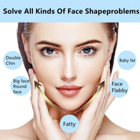 Generic Chinology Chin Mask with Hyaluronic Acid, V Shape Face Tape for Skin Firming & Tightening, Chinology Double Chin Lifting Mask, Gifts for Women and Men(2pcs)