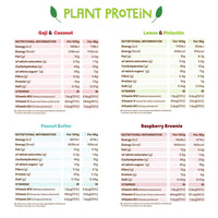 THE PROTEIN BALL CO Protein Balls Vegan Mixed Variety Pack by The Protein Ball Co - Natural, Plant Based Protein Snacks with Added Vitamins - 10 x 45g Bags - High Fibre, Gluten Free, No Artificial Sweeteners