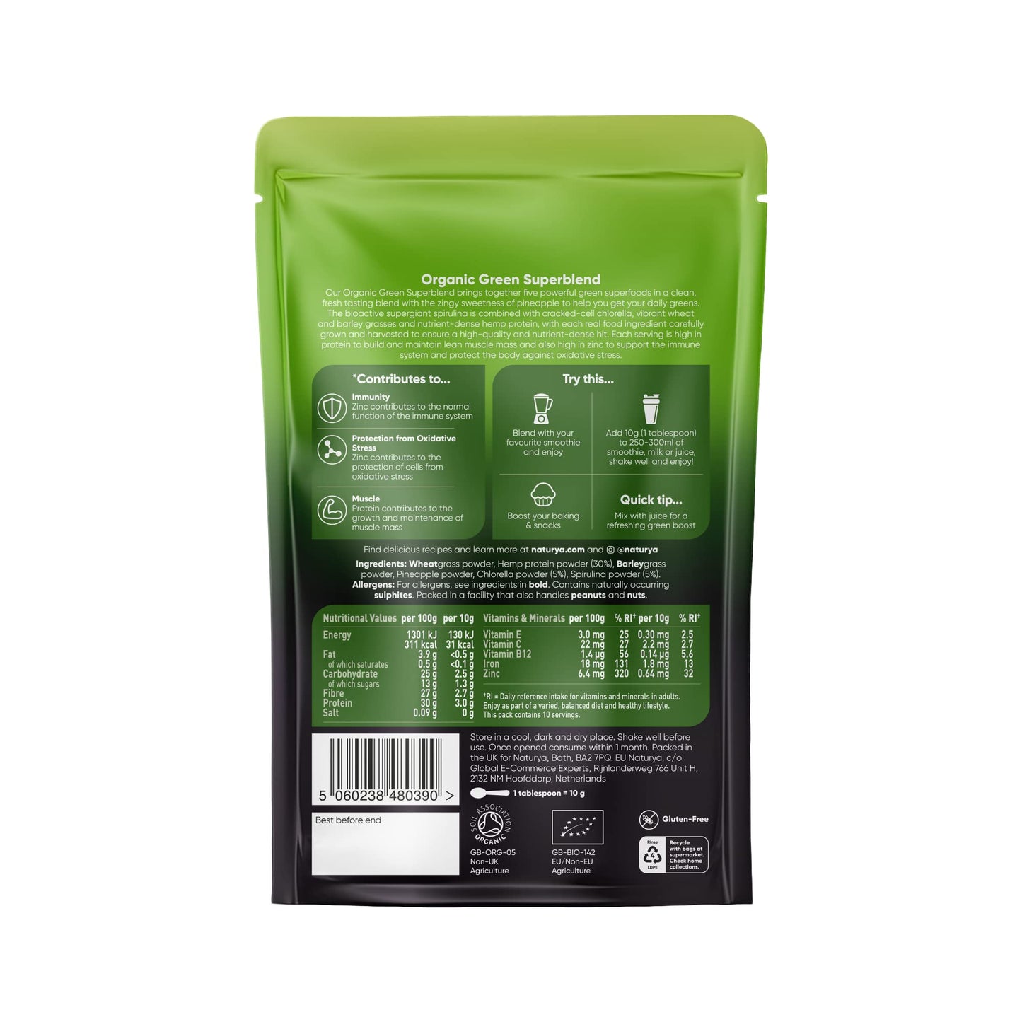 Naturya Organic Green Blend Powder 100 g
