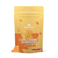Swiss Peak Lion's Mane 2000mg Max-Strength Gummies, Ginkgo Biloba, Citicoline, Cordyceps, Vitamins B5, B12, 30 Pieces, UK Made | Mental Clarity, Effective Alternative to Capsules and Tablets