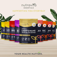 Lions Mane Mushroom 2000mg - 180 High Strength Capsules - Alternative to Lions Mane Powder - 6 Month Supply - Lions Mane Extract Supplement with Black Pepper - 100% Vegan - Nutravita