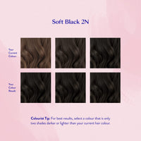eSalon Permanent Hair Colour Set in Soft Black 2N