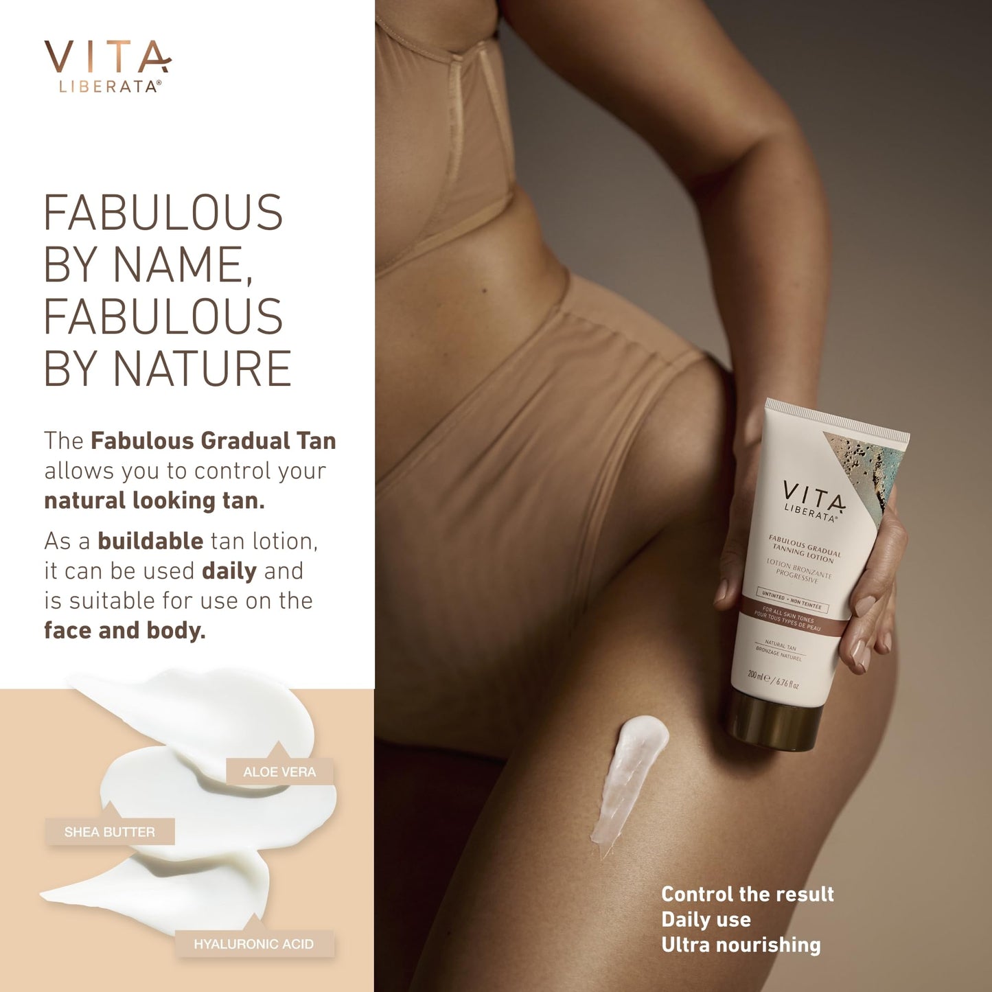 VITA LIBERATA Gradual Tanning Lotion 100ml with Mitt