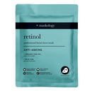 MASKOLOGY RETINOL Professional Sheet Mask Pack of 1 | Seaweed Kelp Anti Aging Sheet Face Masks | Organic Pine Oil & Wild Yam | Face Masks Skincare | 100% Plant Based |