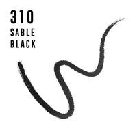 Max Factor Masterpiece Wow Liner, 310 Sable Black, 24-Hour Wear Eyeliner, High Colour Payoff, Waterproof and Smudgeproof, Vegan