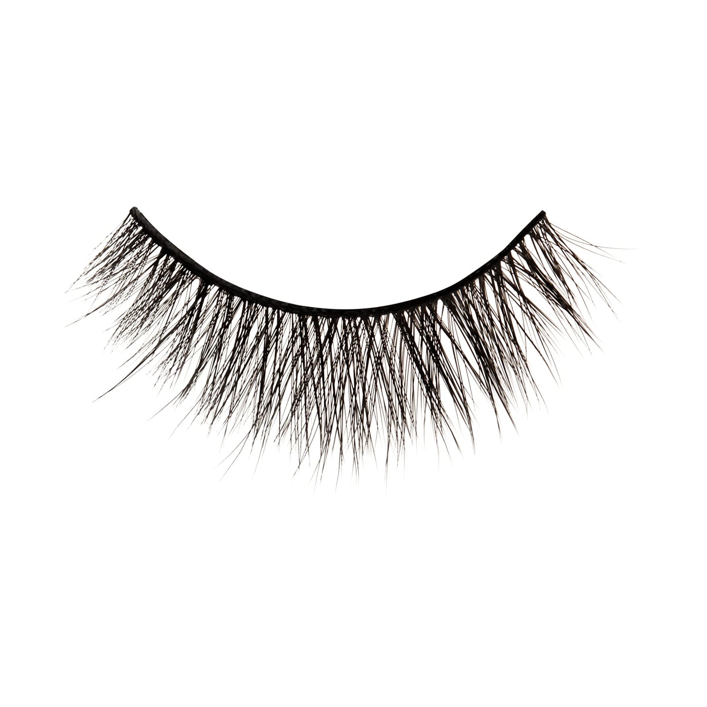KISS Lash Couture Faux Mink Collection 1 Pair of False Lashes, Little Black Dress, Ultrafine, Tapered, Synthetic Fake Lashes includes Lash Glue