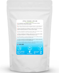 ETC Cosmetic`s Zinc Oxide Powder - 100 gr - Cosmetic Ingredient, high Purity Material, Non-Nano