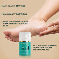 Simon & Tom Simon&Tom Foot Cream 50ml - Moisturizing and Regenerating - Repairs dry skin and cracked heels - With Argan Oil, Tea Tree Oil and Mint - Made in Spain