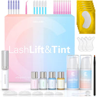 CICI Lash Lash Lift and Tint Kit with Keratin Conditioning by CICI | Instant Professional Perming, Lifting & Tinting for Eyelashes | Black Color Dye | Long-Lasting Salon Results At Home | DIY Tools and Supplies