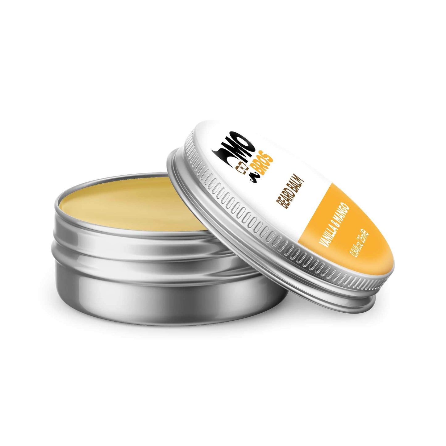 MO BRO'S Beard Balm | Vanilla & Mango | 25ml | Softens, Styles & Tames Facial Hair | Promotes Growth, Adds Shine, Reduces Dryness & Itching | Contains Natural & Premium Ingredients
