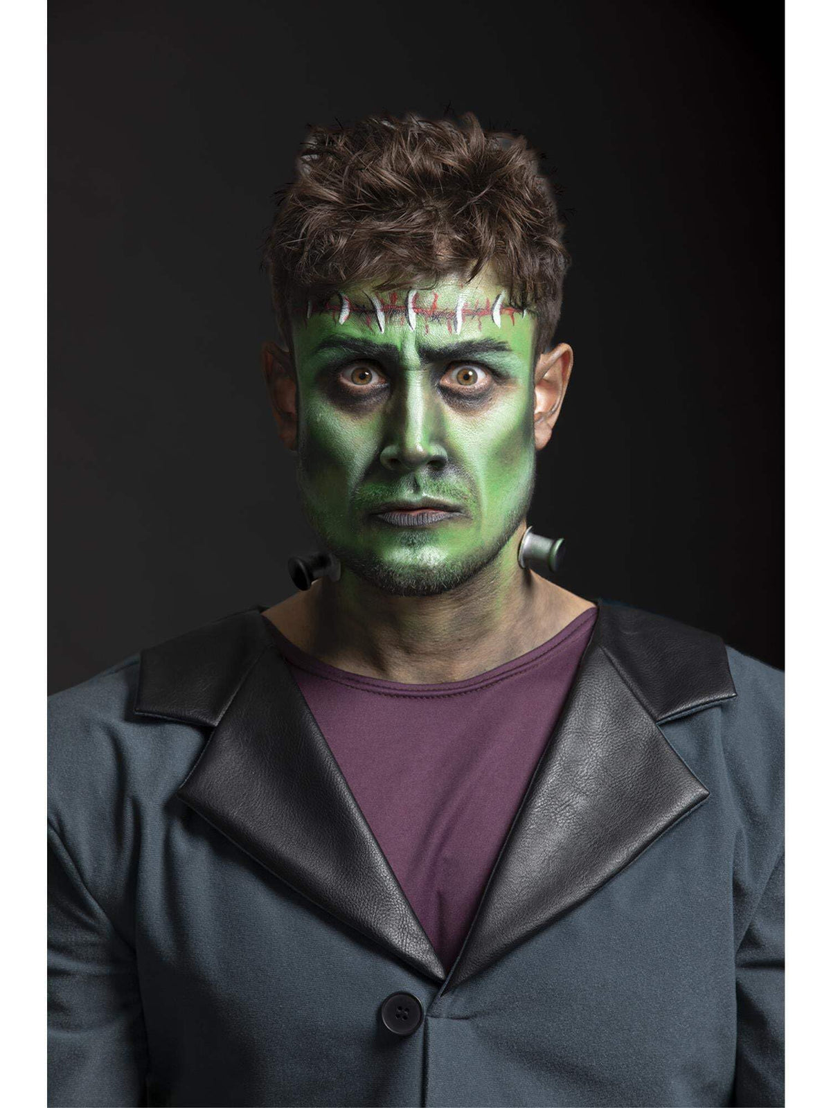 Smiffys Universal Monsters Make-Up Bumper Kit, Adults Aqua Pots, Transfers, Blood, Crayon & Shimmer Powder, Official Universal Monsters License Kit Perfect for Themed Halloween Looks