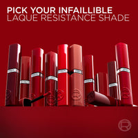 L'Oreal Paris L’Oréal Paris Lipstick, Infallible Laque Resistance, 16Hour Intense Shine & Ultimate Comfort – Non-Cracking, Liquid Lip Ink – Transfer-Proof & Bold Glossy Finish, Shade: 250 Pink Oulala