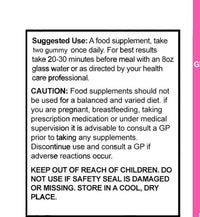 Slim Warriors BioXtrim Gummies to Support Weight Management - All Natural - New & Sealed - Vegan - 1 Bottle