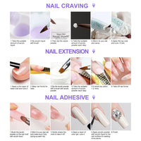 DouborQ Acrylic Nail Kit with Electric Nail Drill U V Nail Lamp Nail Art Tools Starter Set Acrylic Nail Art Supplies for Beginner with Everything (-27)