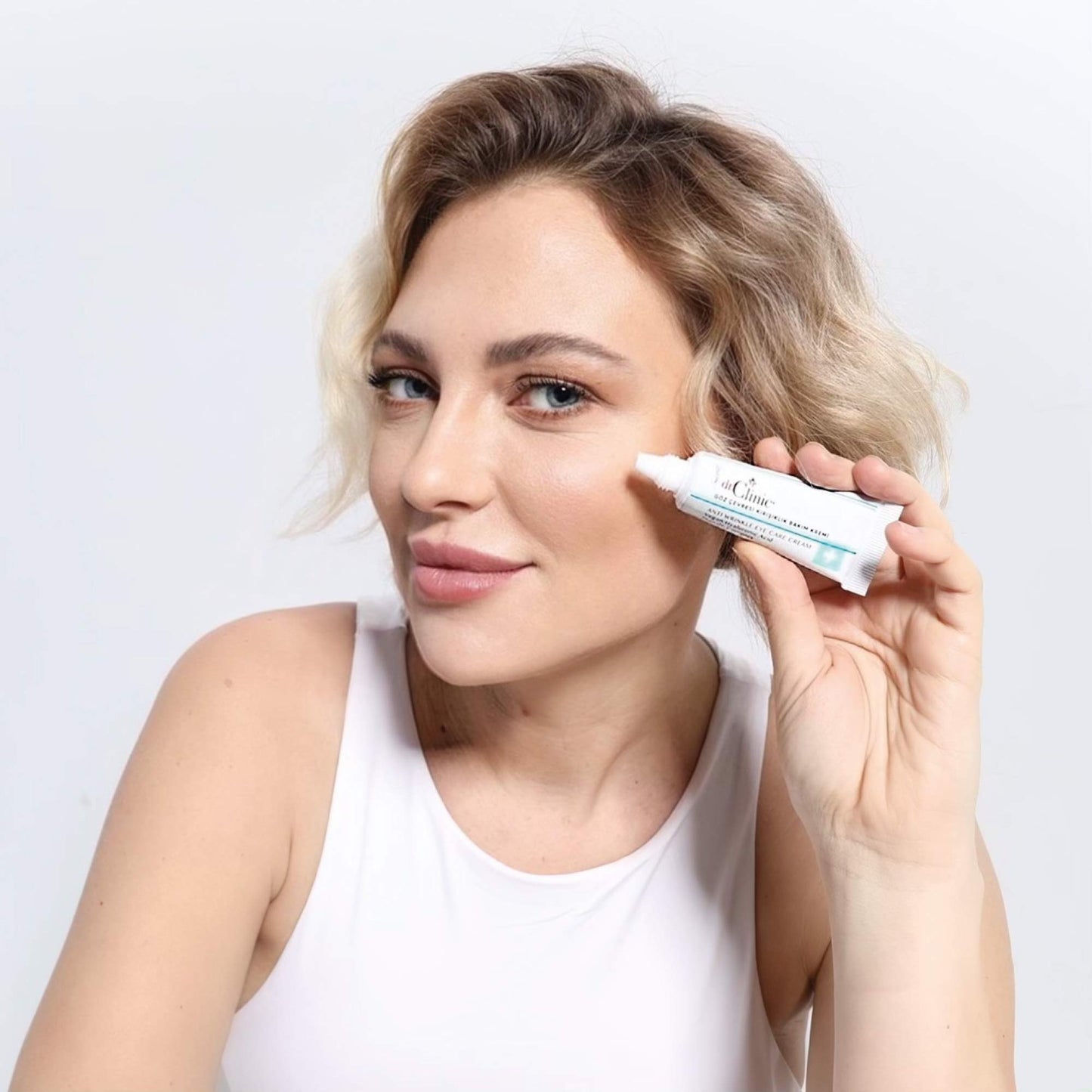 Dr.Clinic Anti Wrinkle Eye Care Cream | Anti Aging, Firming Moisturizer Eye Repair Cream for Dark Circles, Under Eye Bags | with Organic Argan Oil, Vegan Hyaluronic Acid, Peptide Complex 15 ml.