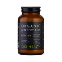 KIKI HEALTH KIKI Health Organic Slippery Elm Powder 45g - Suitable for Vegans & Vegetarians - No Sweeteners, Colours or Artificial Flavouring - Slippery Elm Supports The Digestive System