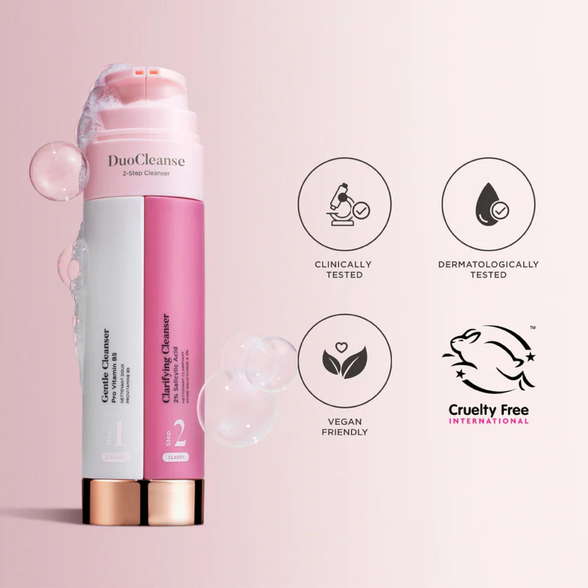 SCULPTED by Aimee DuoCleanse Clarifying Refill 100ml Sculpted by Aimee – Vegan Cleanse & Clarify Refill Bottle for DuoCleanse System – Oily, Congested & Blemished Skin
