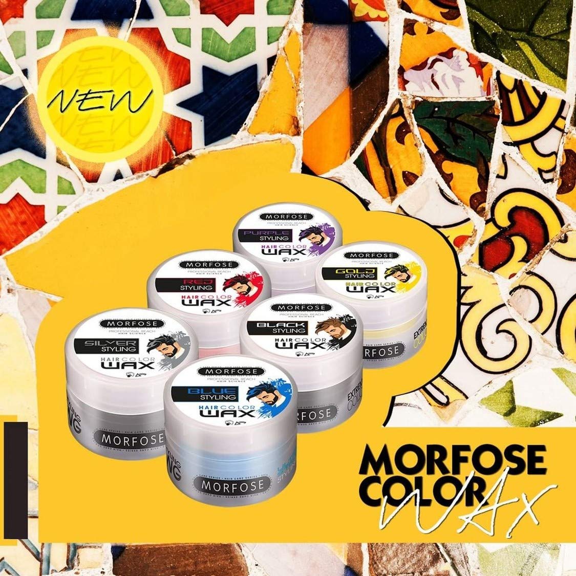 MORFOSE Morfose Black Hair Colour Wax 100ml