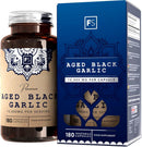 Focus FS Aged Garlic Extract | 180 Odourless Garlic Capsules - 10,000mg Extract per Serving | Aged Black Garlic Supplement | Garlic High Strength | Non-GMO, Gluten & Allergen Free | Made in The UK