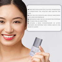 Cinere Ageless concentrated Eye Contour Serum 15 ML | Anti-Aging | Anti-Wrinkle | Best Serum for Puffy Eyes & Eye Bag | Eye Firming Serum | Instant Eye Lifting Serum | Eye Repair Serum