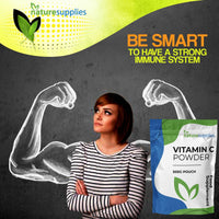 Vitamin C Powder 500g Ascorbic Acid UK Non GMO - Pharmaceutical Grade, Highly Concentrated No Chemicals in Our Supplements - Suitable for Vegans - Naturesupplies…