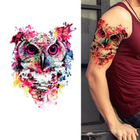 glaryyears Glaryyears Watercolor Animal Temporary Tattoos for Women Adults, 5 Pack Large Big Fake Creative Tattoo Stickers, Perfectly on Body, Rock Art, Tumblers, Smooth Surfaces