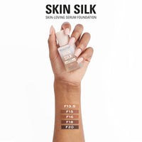 Makeup Revolution, Skin Silk Serum Foundation, Light to Medium Coverage, Contains Hyaluronic Acid, F13.5, 23ml