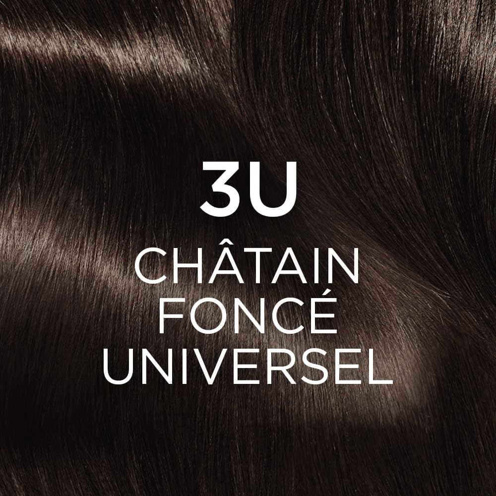L'Oreal Paris L'Oréal Paris - Permanent Hair Colour Kit - Ammonia Free - Covers 100% White Hair - Excellence Cream Universal Nudes - Shade : Universal Dark Brown (3)