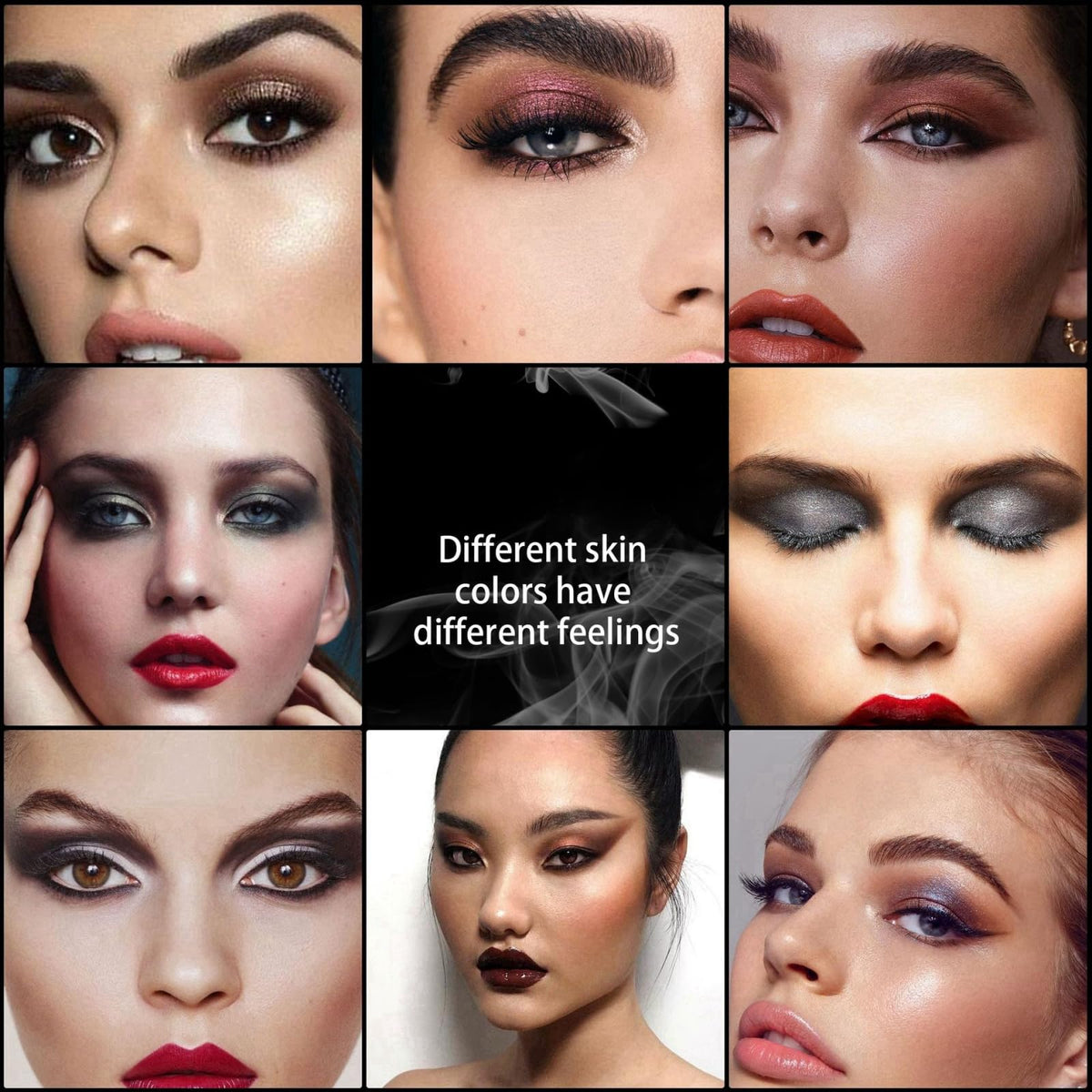 Xinyig Grey Eyeshadow Palette Black Eyeshadow 12 Pigmented,Smokey Eyeshadow Palette 12 Shades,Waterproof Eye Shadow Pallets for Women,Shimmer Smokey Color Eyeshadow,Full Matte Smokey Eye Shadow Pallets