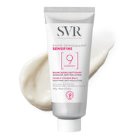 SVR SENSIFINE Soothing Balm-In-Oil Face Cleanser / Make-Up Remover - Clean, 9 Ingredient Formula - Coconut Oil + Shea Butter. Dry, Sensitive, Irritated, Reactive Skin. Ideal for Double Cleanse, 100ml