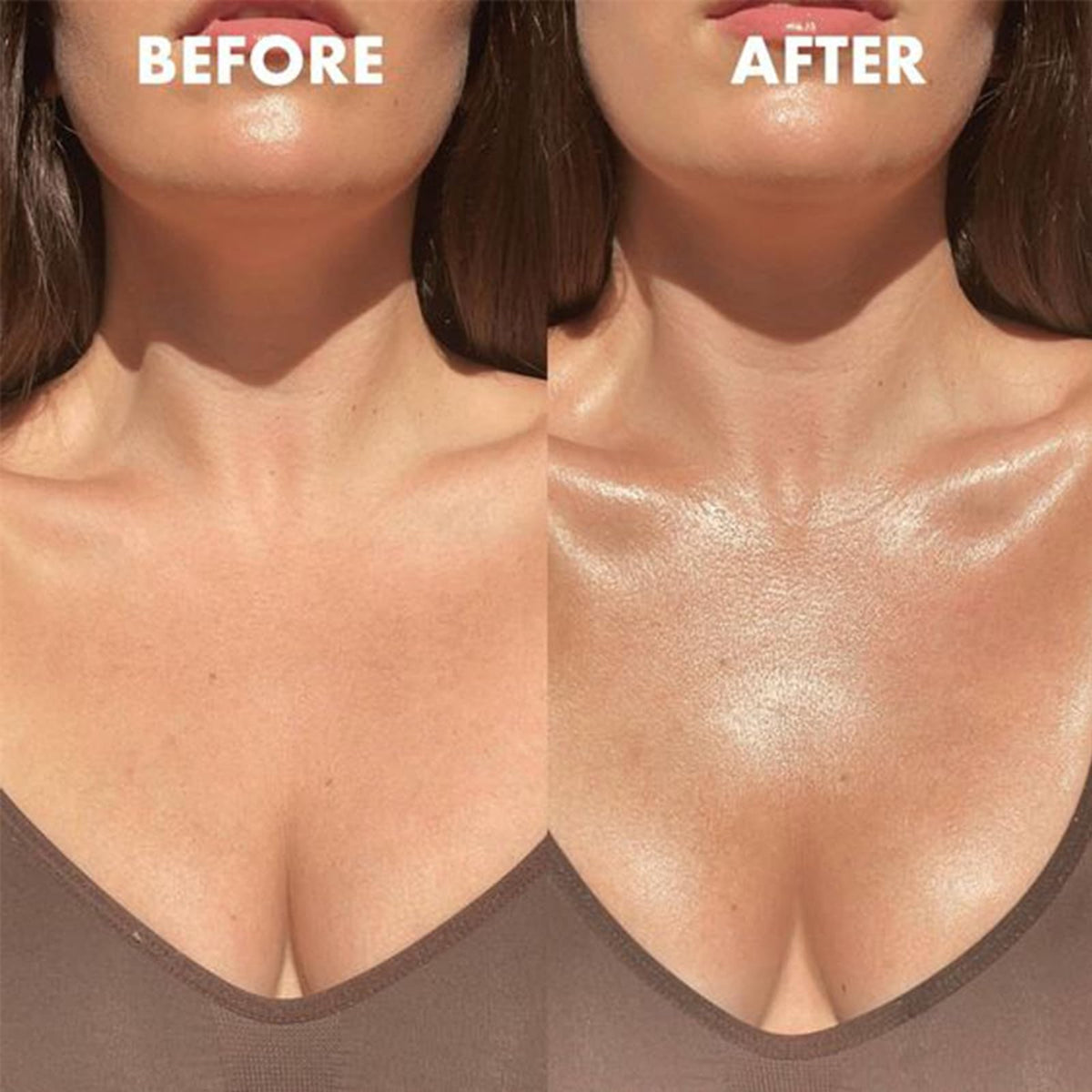 Hilareco PHOERA Body Glow Oil - Rose Gold & Bronze Shimmer Highlighter Luminizer Body Illuminator with Self Tanning Lotion, 1oz (101+103)
