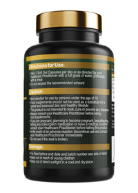 Royal Oak Health Super Ultra Fish Oil with Vitamin D3 & >95% rTG Omega 3 - Soft Gel Easy-to-Swallow Capsules - Gluten Free - Made in The UK