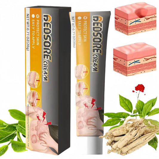 ChengJin Bed Sore Cream,Bedsore Wound Care for All,Barrier Cream for Bed Sores,Bedsore Repair Cream,Pressure Sore Cream for Wound Care,Cream for Sore Bottom,Soothing Relief for Bed Soress,Cold Sores Treatment